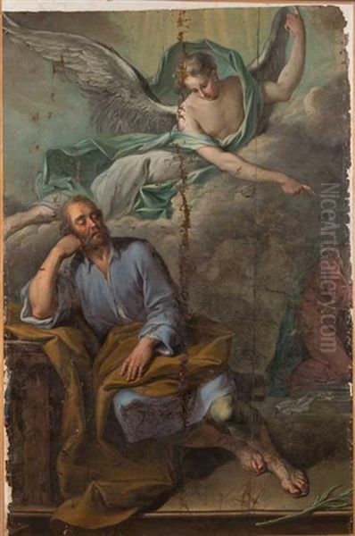 Le Songe De Joseph Oil Painting by Francois Lemoyne