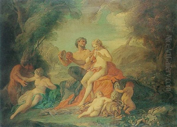 Bacchanale Oil Painting by Francois Lemoyne