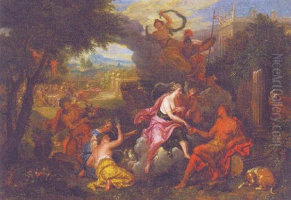 The Judgement Of Paris Oil Painting by Francois Lemoyne