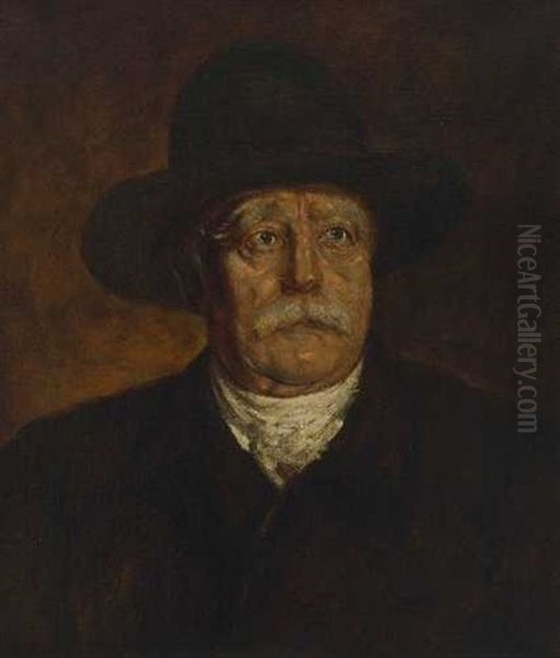 Otto Furst Von Bismarck by Franz Seraph von Lenbach