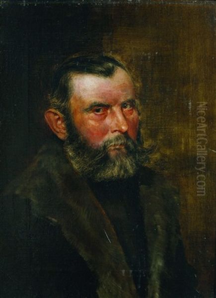 Bildnis Eines Mannes Oil Painting by Franz Seraph von Lenbach