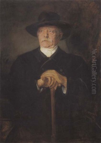 Bildnis Otto Furst Von Bismarck by Franz Seraph von Lenbach