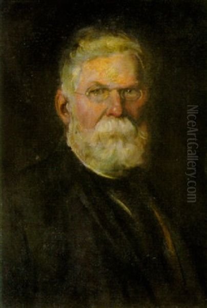 Bildnis Des Industriellen Hermann Gruson Aus Magdeburg Oil Painting by Franz Seraph von Lenbach