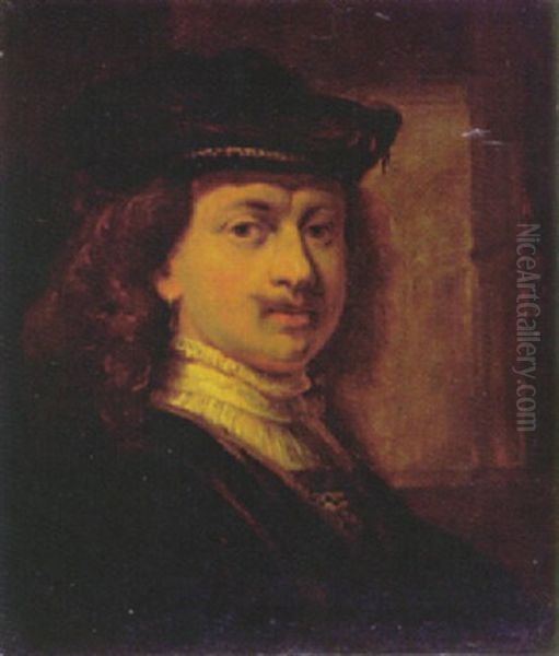 Portrat Oil Painting by Franz Seraph von Lenbach