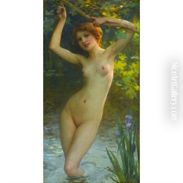 A Morning Swim by Charles Amable Lenoir