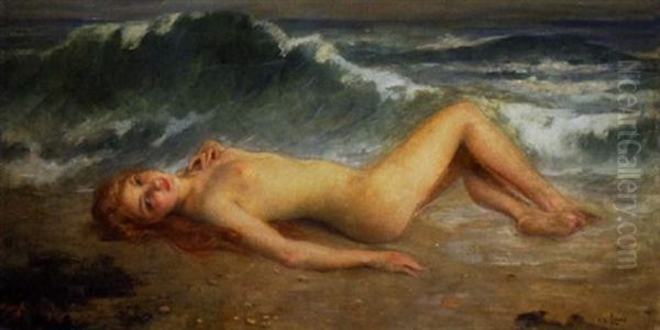 La Naissance De Venus Oil Painting by Charles Amable Lenoir