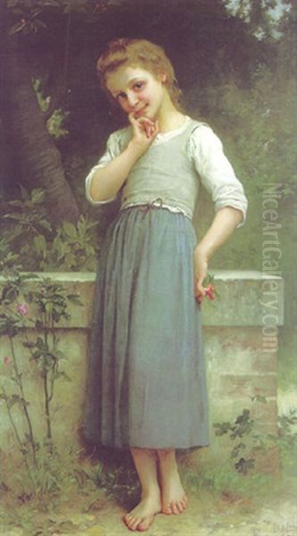 The Cherry Picker Oil Painting by Charles Amable Lenoir