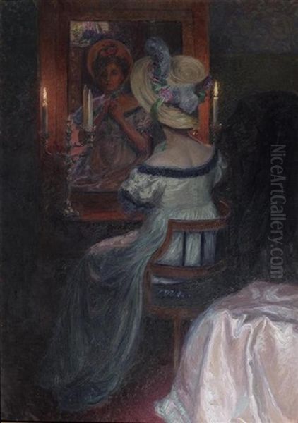 Ida Kupelwieser Oil Painting by Maximilian Lenz