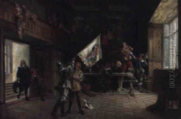 The Captured Standard Oil Painting by Ignacio de Leon Escosura