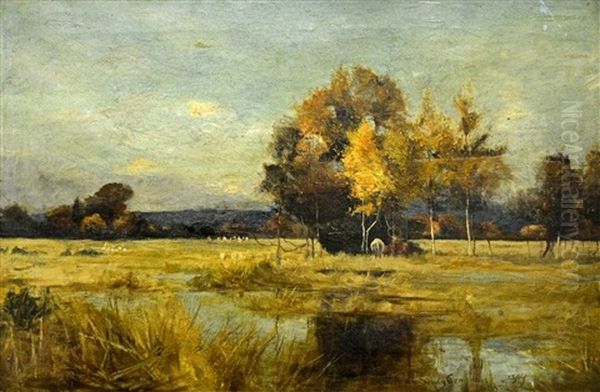 October On A Surrey Common by John Henry Leonard