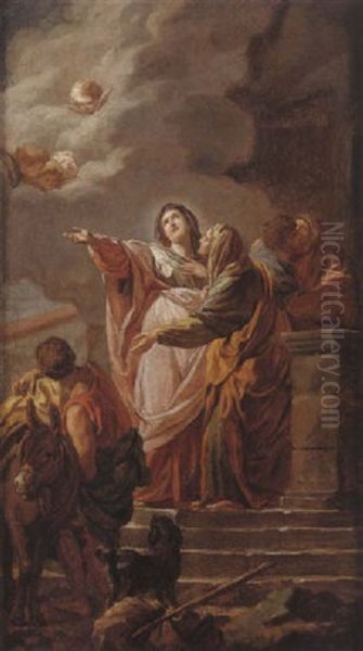 La Visitation Oil Painting by Nicolas Bernard Lepicie