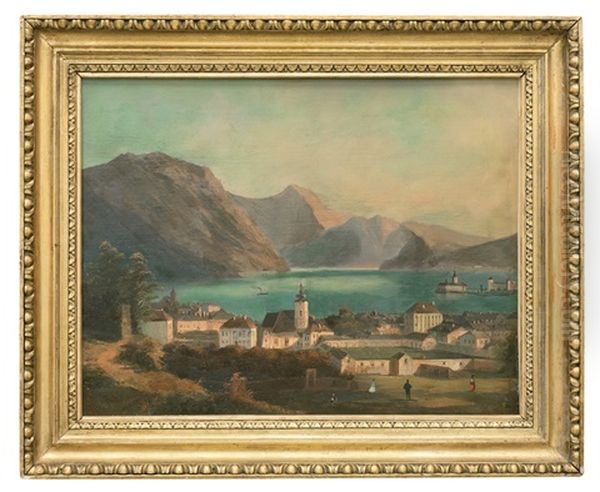 Gmunden (pohled Na Gmunden) by Ferdinand Lepie