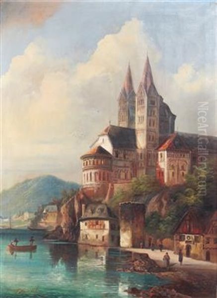 Dom Zu Speyer Oil Painting by Ferdinand Lepie