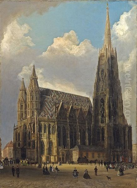 Der Stephansdom by Ferdinand Lepie