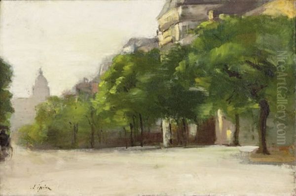 Boulevard Des Invalides Oil Painting by Joseph Louis Lepine