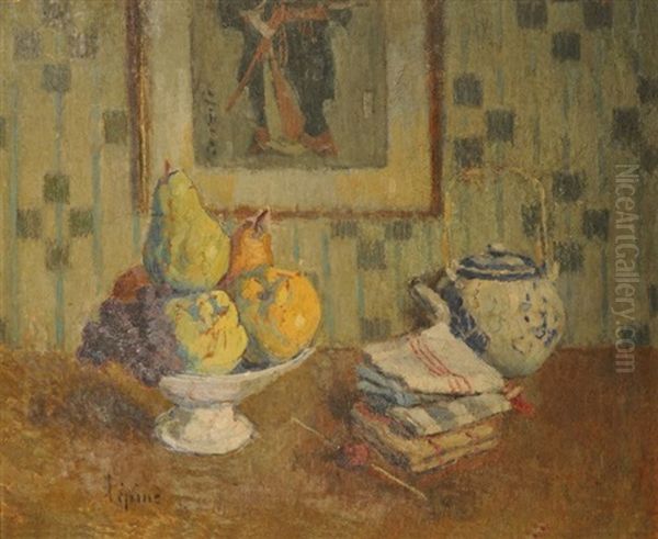 La Coupe De Fruit Oil Painting by Joseph Louis Lepine