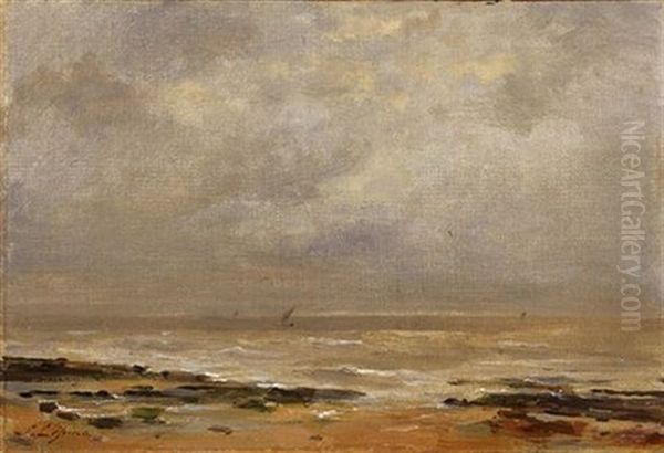 Bord De Mer Oil Painting by Stanislas Lepine