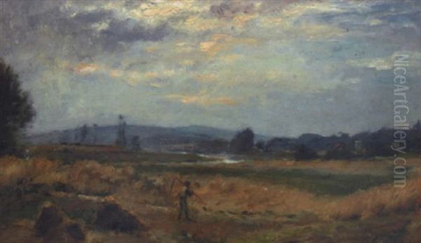 Les Coteaux De Sannois Et D'argenteuil Oil Painting by Stanislas Lepine