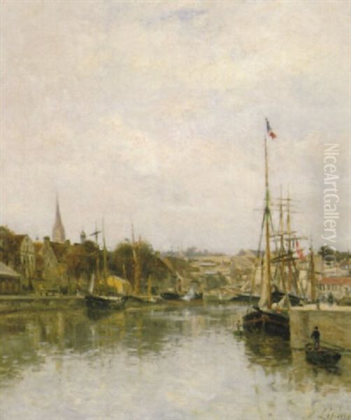 Caen, Le Bassin De Saint-pierre by Stanislas Lepine