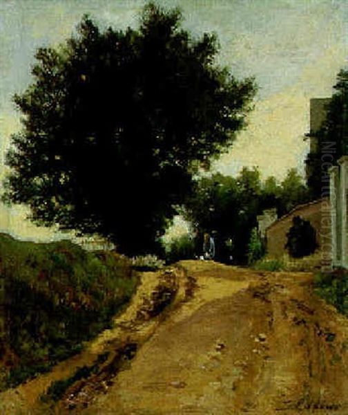 Un Chemin Montant Oil Painting by Stanislas Lepine