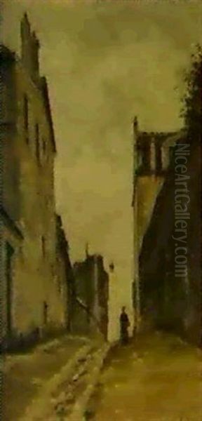 Rue Du Mont Cenis A Montmartre Oil Painting by Stanislas Lepine