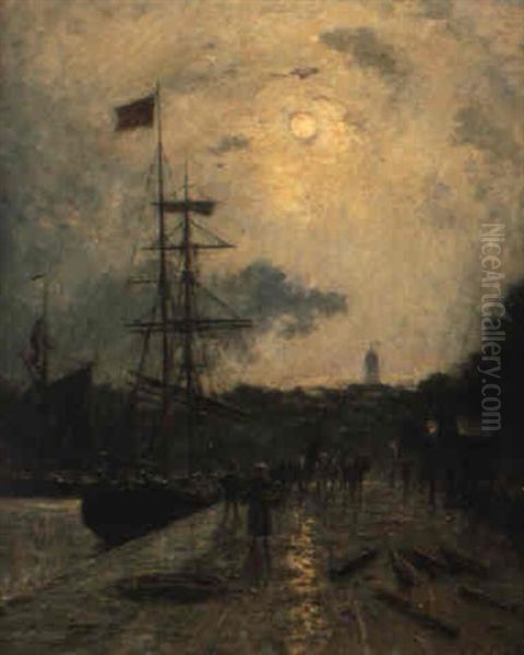 Quai A Caen by Stanislas Lepine