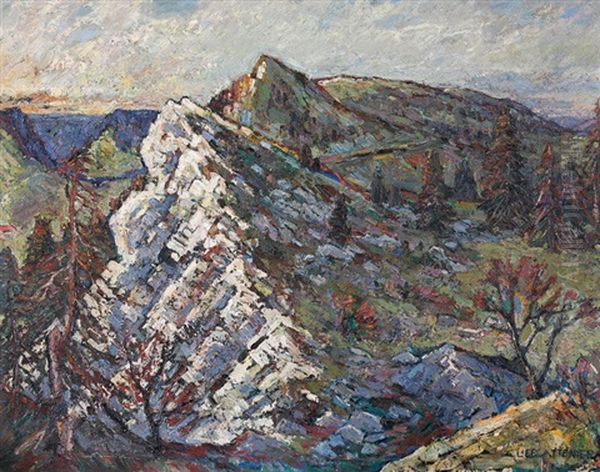 Mont Racine En Automne by Charles L'Eplattenier