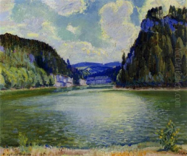 Doubs - Contre Jour by Charles L'Eplattenier