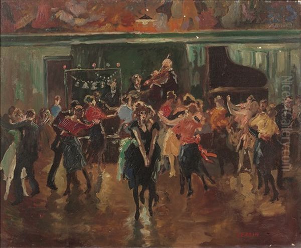 Le Bal Oil Painting by Marcel Francois Leprin