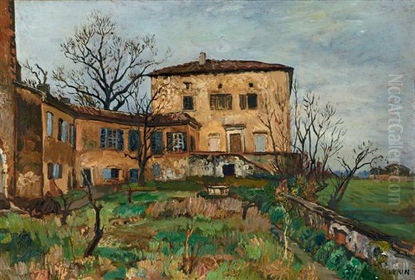 La Maison D'utrillo Oil Painting by Marcel Francois Leprin