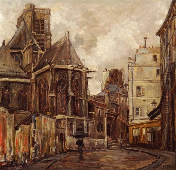 Catedral Oil Painting by Marcel Francois Leprin