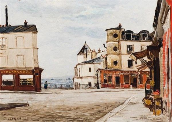 Montmartre Oil Painting by Marcel Francois Leprin