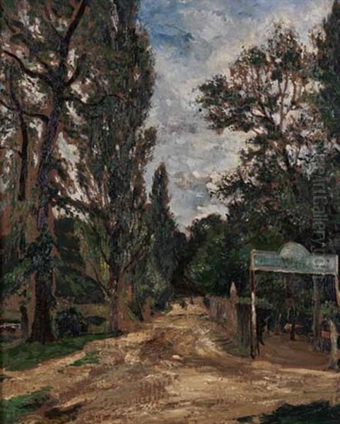 Foret A Chaville Oil Painting by Marcel Francois Leprin