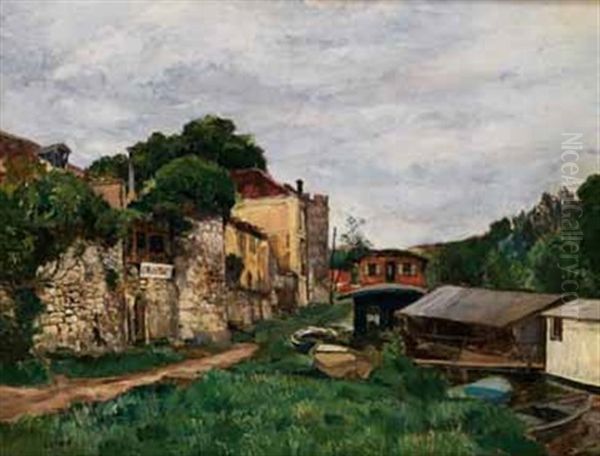 Coin De Verdure Oil Painting by Marcel Francois Leprin