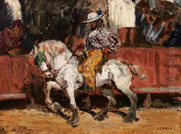 Picador Oil Painting by Marcel Francois Leprin