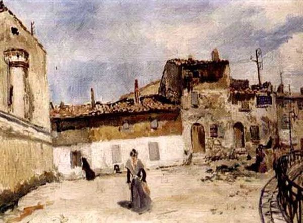 Rue D'arles Oil Painting by Marcel Francois Leprin