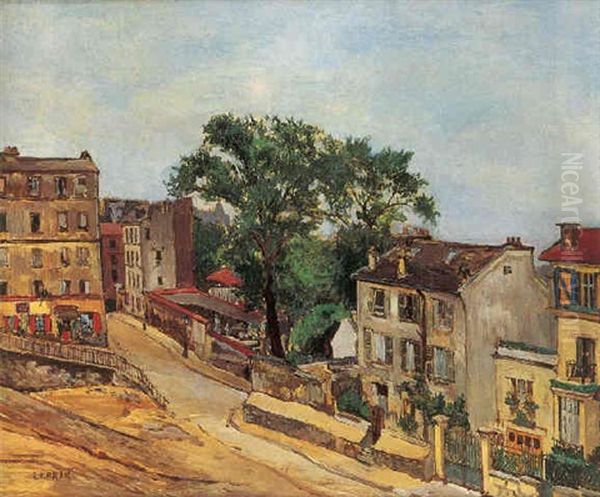 Vue De Montmartre, Le Lapin Agile by Marcel Francois Leprin