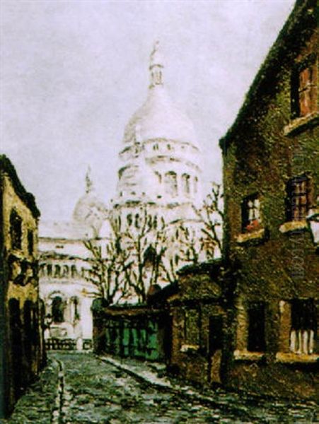 Le Sacre-coeur Oil Painting by Marcel Francois Leprin