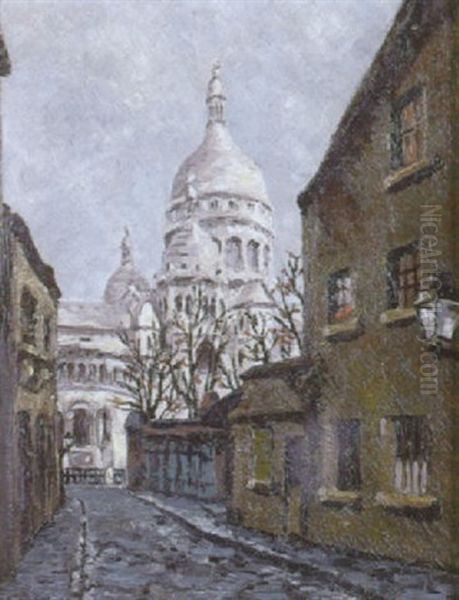 Le Sacre-coeur Oil Painting by Marcel Francois Leprin