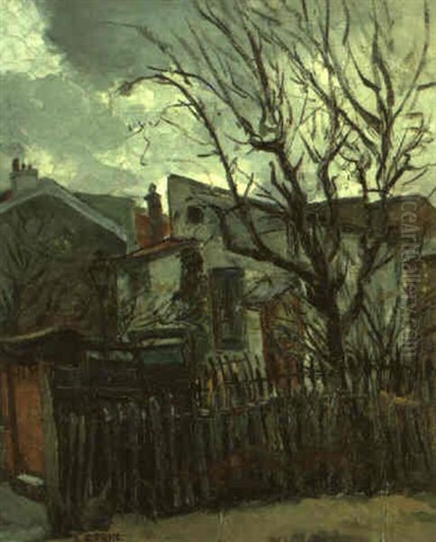 Montmartre Oil Painting by Marcel Francois Leprin