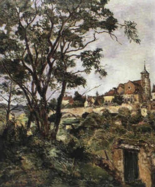 Les Jardins D'avallon Oil Painting by Marcel Francois Leprin