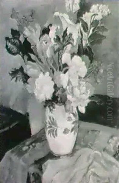 Bouquet Varie Oil Painting by Marcel Francois Leprin