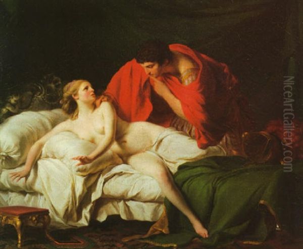 Tarquin And Lucretia Oil Painting by Jean-Baptiste Leprince