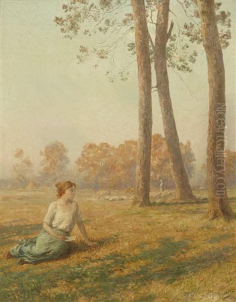 La Bergere Oil Painting by Henry Lerolle