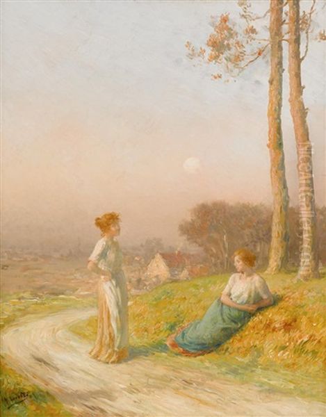 The Gleaners Oil Painting by Henry Lerolle