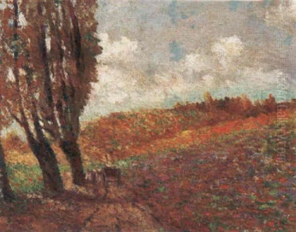 Provencialische Landschaft Oil Painting by Louis Hector Leroux