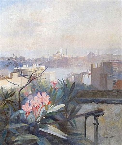 Istanbul Oil Painting by Paul Alexandre Alfred Leroy