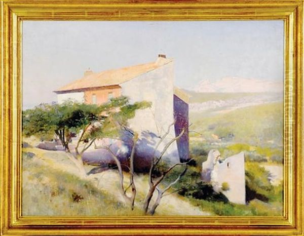 Paysage De Cassis Oil Painting by Paul Alexandre Alfred Leroy