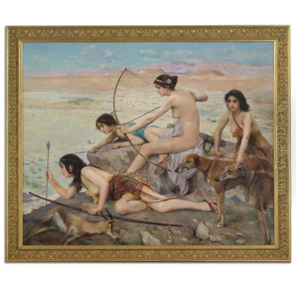 Les Filles D'atlas Oil Painting by Paul Alexandre Alfred Leroy