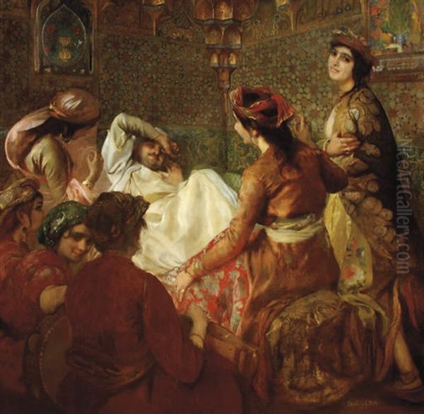 Martyr D'amour Oil Painting by Paul Alexandre Alfred Leroy